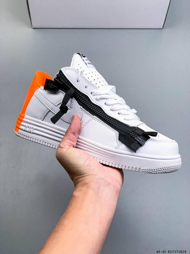Acronym X Nike Lunar Force 1 Collaboration Zippered Casual Fit Durable Low-Top S
