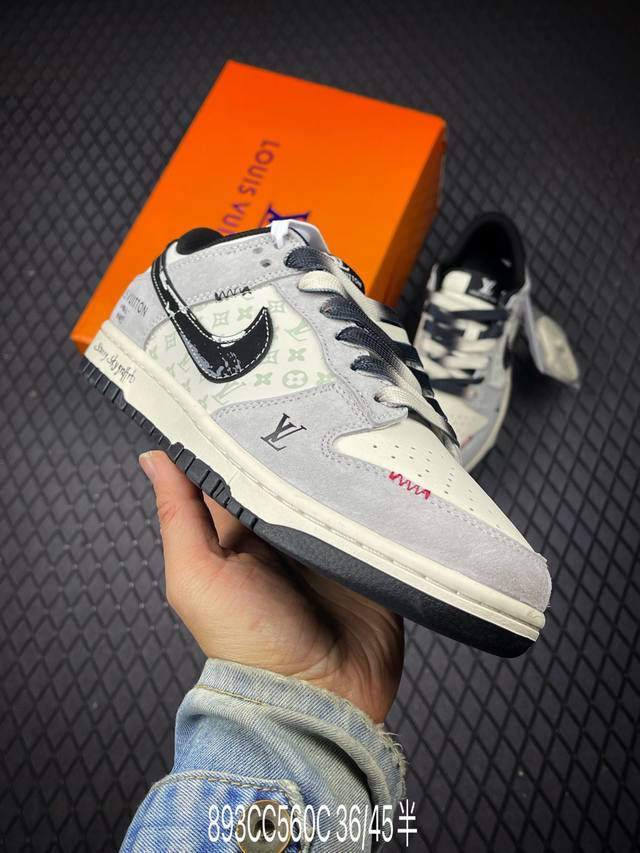 DDD Company Grade Nike Dunk Low Retro 'DIY High-End Custom' Nike Low-Top Casual