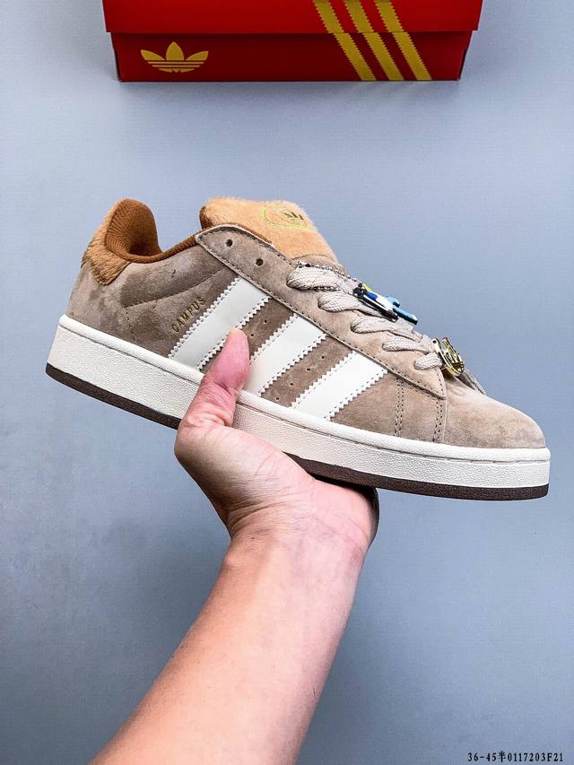 Adidas Originals Campus 80s Classic Retro Low-Top Versatile Casual Sports Sneake