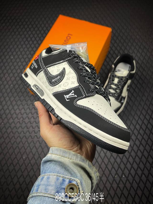 DDD Company Grade Nike Dunk Low Retro 'DIY High-End Custom' Nike Low-Top Casual