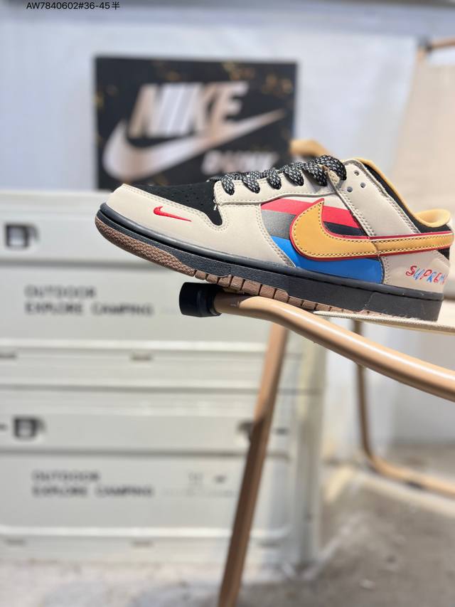 Factory Grade Top-Grain Leather Nike SB Dunk Low, Highly Recommended New Colorw