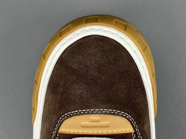 Channel Advantages! DDD God Version Louis Vuitton Tilted Suede Round Toe Lace-up