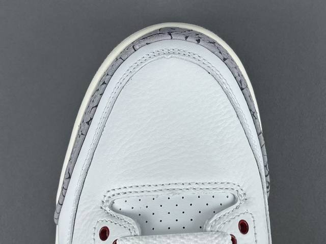 Channel Advantages! DDD Ljr Version AJ3 Jordan Air Jordan 3 White Cement Reimagi
