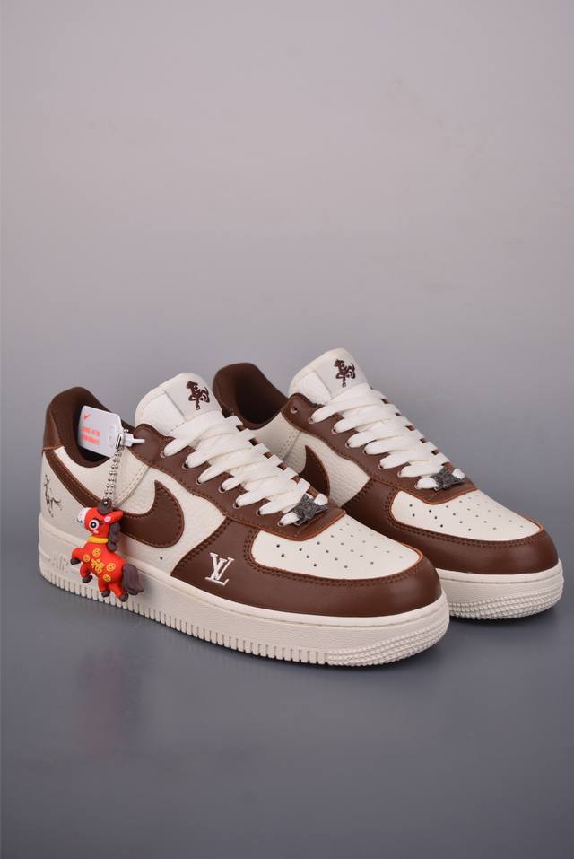 Nike Air Force 1 Low White/Brown (Year of the Horse) DDD Authentic Air Force ve