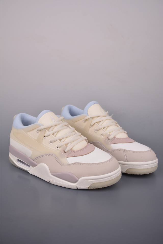 Nigel Sylvester X Jordan Air Jordan 4 RM Sp DDD AJ4 Low-Top Retro Suede White, B