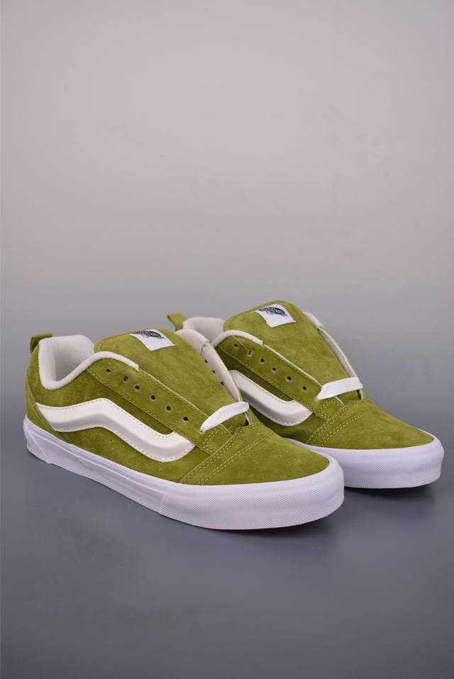 Vans Knu Skool Avocado Green DDD 2026 New Retro Casual Chubby Shoes DDD Chubby V