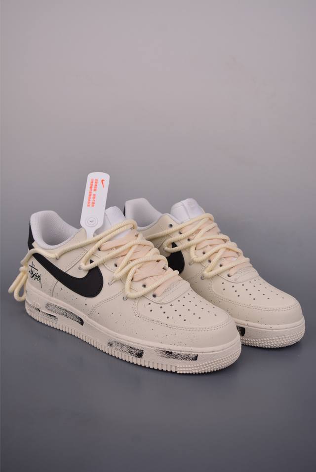 Nike Air Force 1 Low Hand-painted Graffiti Deconstructed Straps DDD Original Las