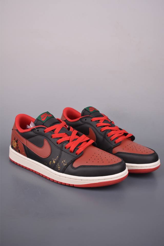 Air Jordan 1 Low Year of the Horse Limited Edition DDD AJ1 Low-top Casual Sneake