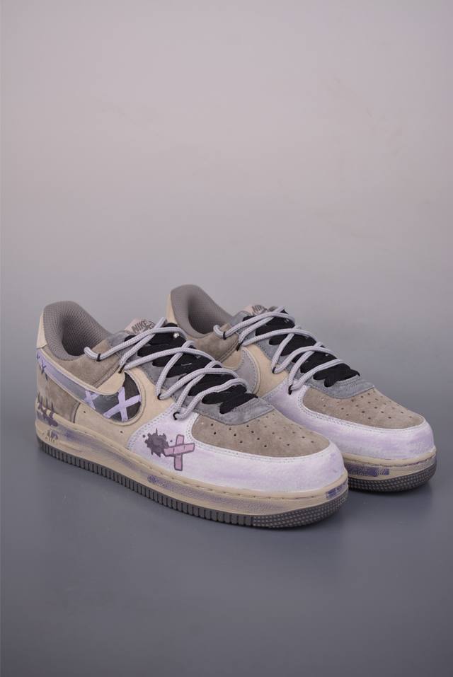 Nike Air Force 1 Low Graffiti Band-Aid Deconstructed Straps DDD Original Last an