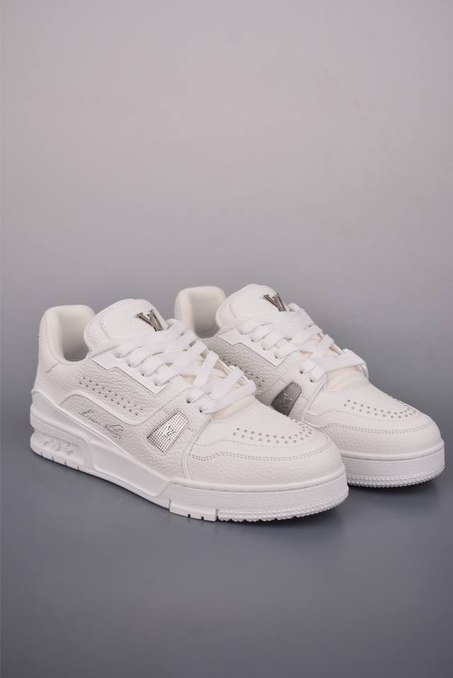 Louis Vuitton Lv Trainer Top-grade Dongguan-made DDD Original last and paper pat