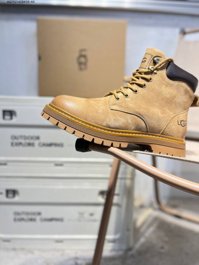 Ugg Snow Boots Waterproof Suede Leather Upper Ugg W Neuel Series Autumn/Winter N