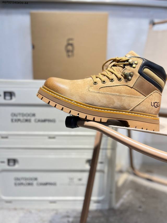 Ugg Snow Boots Waterproof Suede Leather Upper Ugg W Neuel Series Autumn/Winter N