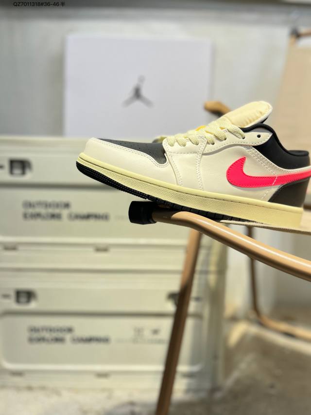 Factory Grade Top Grain Leather Jordan Air Jordan 1 Low AJ1 Basketball Shoes Of