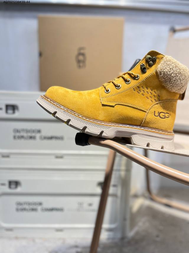 Ugg Snow Boots Waterproof Suede Leather Upper Ugg W Neuel Series Autumn/Winter N