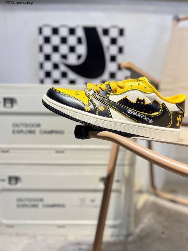 Factory Grade Top Layer Leather Jordan Air Jordan 1 Low AJ1 Basketball Shoes Of