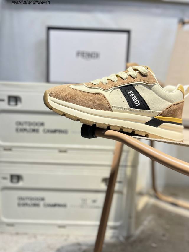 Fendi Trendy Low-Top Casual Sports Shoes Series DDD Guangdong Quality Original F