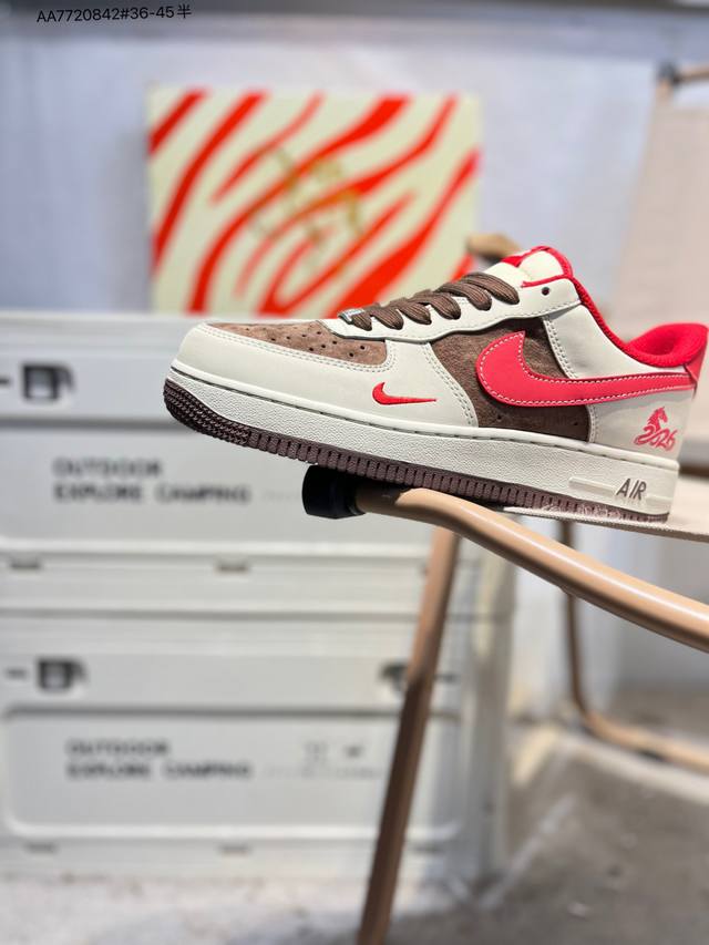 Factory Grade Top Layer Leather NK Air Force 1 '07 Low Low-Top Casual Sneakers#