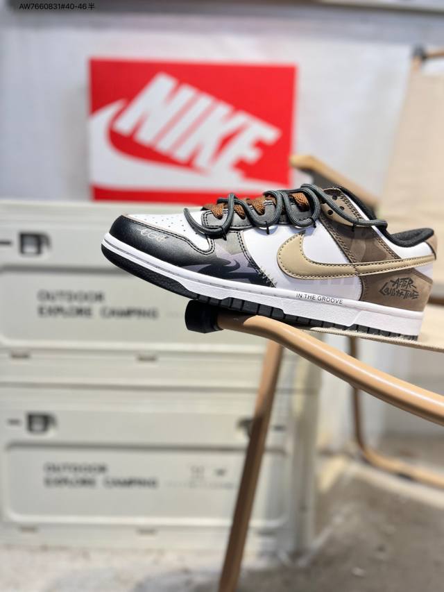 Factory Grade Top-Grain Leather Nike SB Dunk Low, Highly Recommended New Colorw