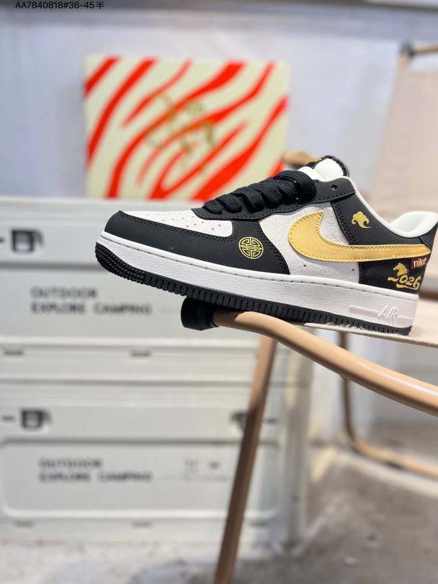 Factory Grade Top Layer Leather NK Air Force 1 '07 Low Low-Top Casual Sneakers#