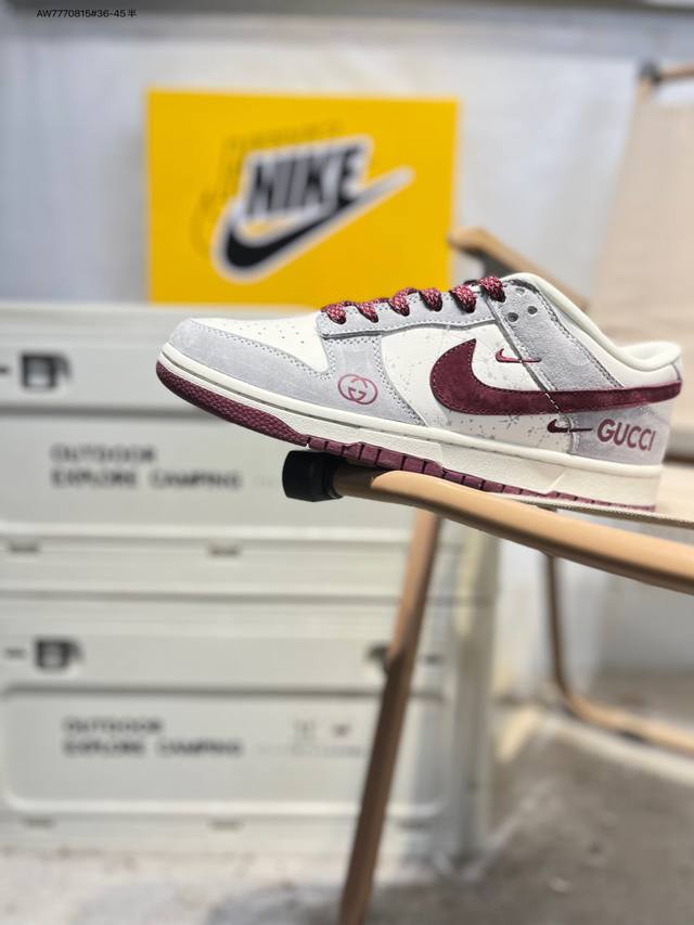 Factory Grade Top-Grain Leather Nike SB Dunk Low, Highly Recommended New Colorw