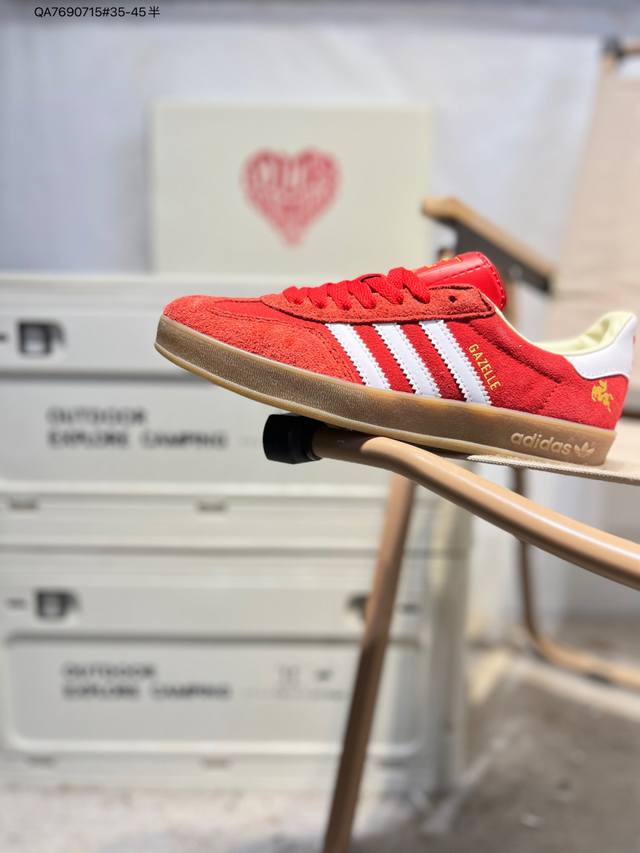 Adidas Originals Gazelle Esquisite Gucci Low-top Retro Versatile Casual Sports S