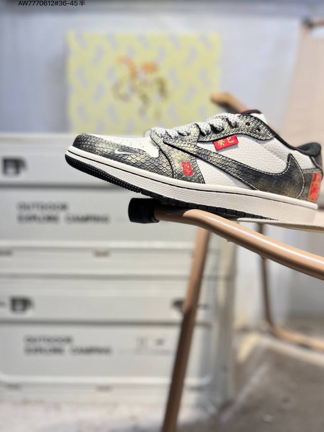 Factory Grade Top Layer Leather Jordan Air Jordan 1 Low AJ1 Basketball Shoes Of