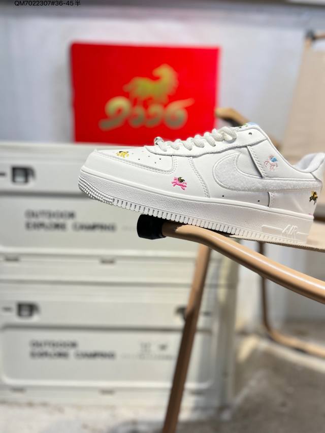 Factory Grade Top Layer Leather NK Air Force 7 Low Low-Top Casual Sneakers# Cus