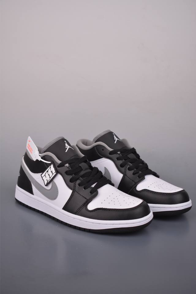 Air Jordan 1 Low Shadow Grey DDD AJ1 Low-top Casual Sneakers, synchronized with