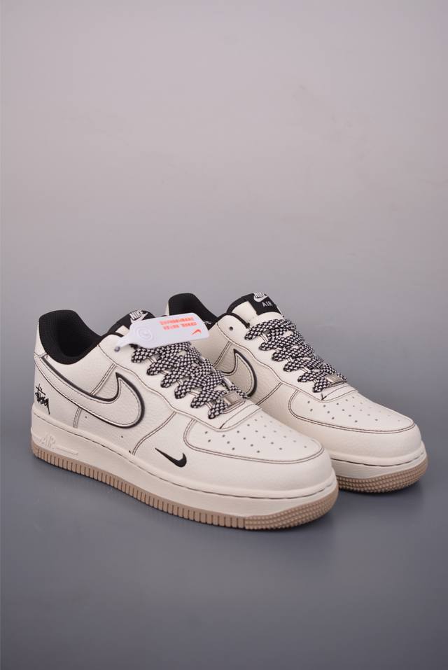 Nike Air Force 1 Low Stussy Collaboration DDD Authentic Air Force version made w