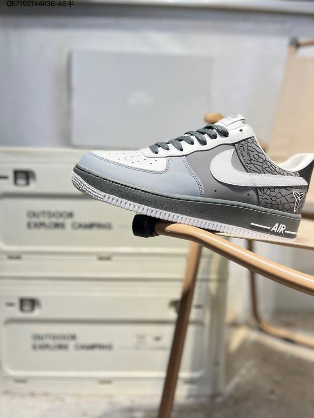 Factory Grade Top Layer Leather NK Air Force 1 '07 Low Low-Top Casual Sneakers#