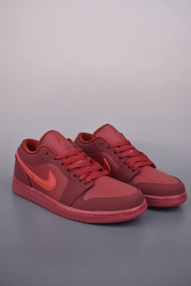 Air Jordan 1 Low Lipstick Print DDD AJ1 Low-Top Casual Sneakers, Synchronized wi