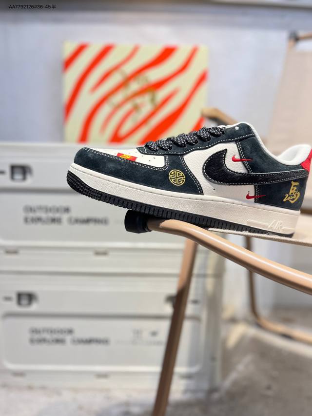 Factory Grade Top Layer Leather NK Air Force 1 '07 Low Low-Top Casual Sneakers#