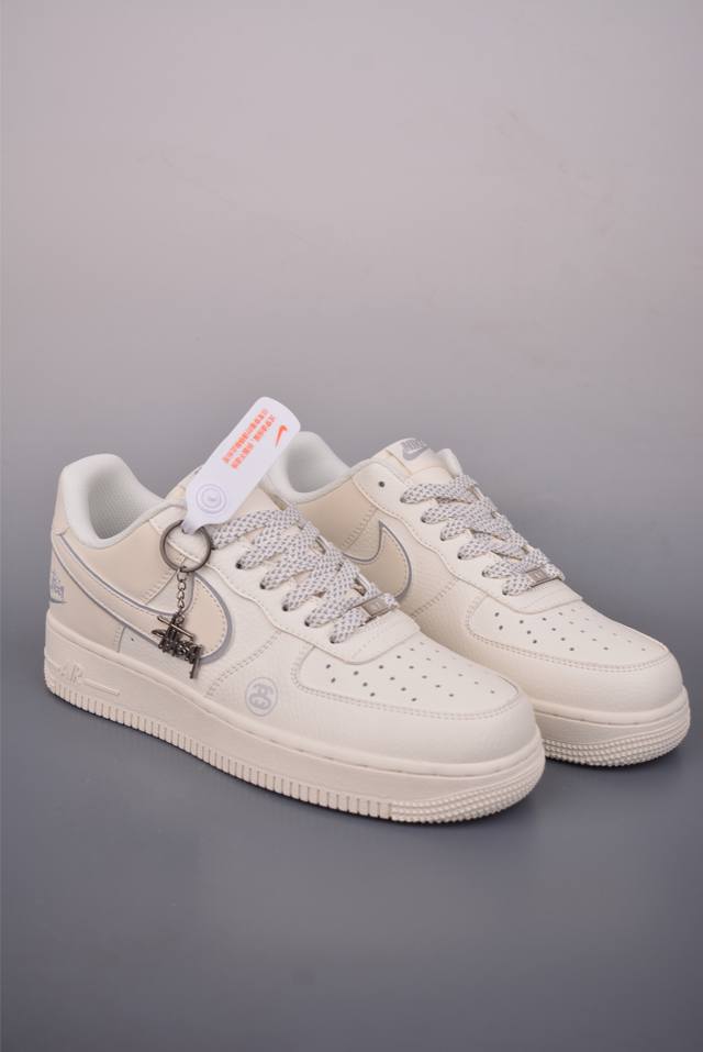 Nike Air Force 1 Low Stussy Collaboration DDD Authentic Air Force version made w