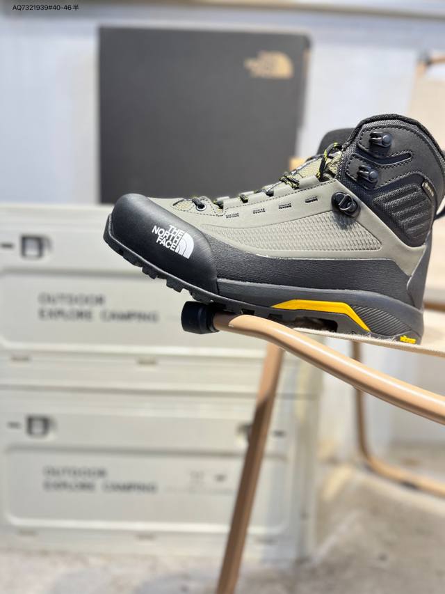 The North Face High-Top Autumn/Winter Outdoor Durable Hiking Shoes, Comfortable