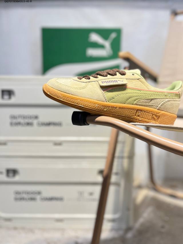 Puma Palermo Summer Nylon Fabric Top Layer Cowhide Fashion Casual Non-slip Shock