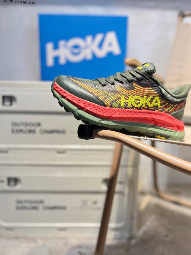 Hoka One One Men's and Women's Running Shoes, Mafate Speed 4 Series Cushioning,