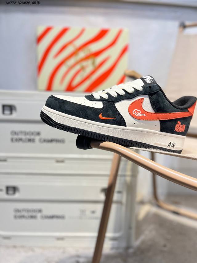 Factory Grade Top Layer Leather NK Air Force 1 '07 Low Low-Top Casual Sneakers#