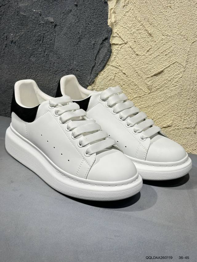 Alexander McQueen DDD Super Soft PU Latex Material Shoes DDD External Original V