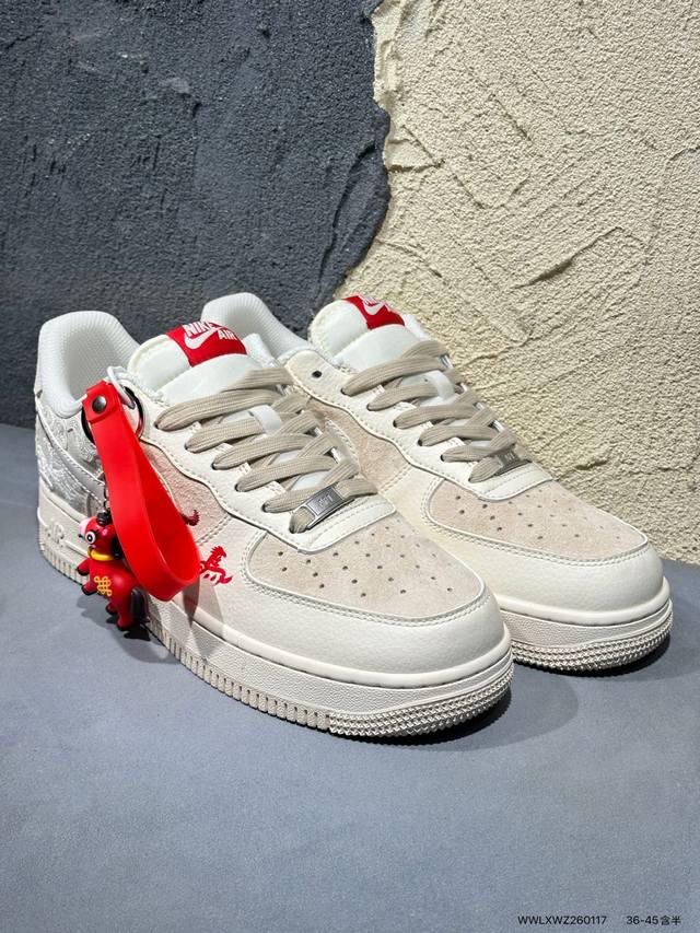 New Arrival Real Shots DDD Nike Air Force 1 '07 Low Year of the Horse Limited Ed
