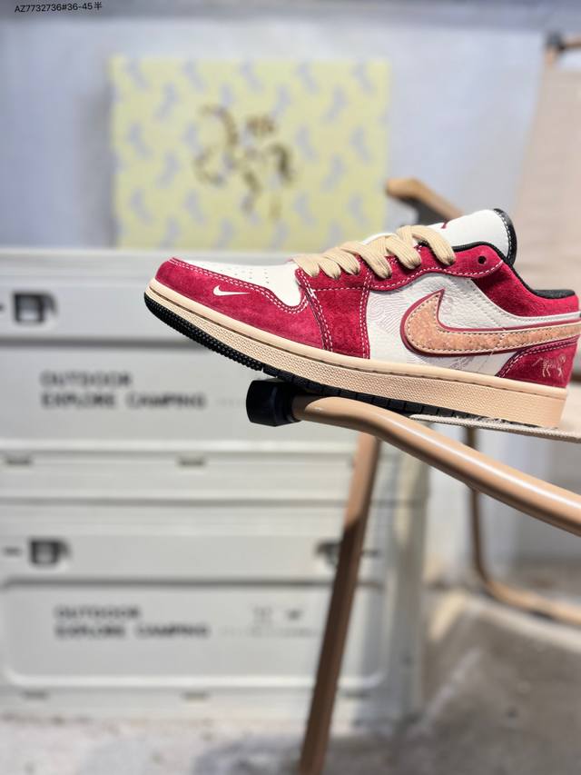 Factory Grade Top Layer Leather Jordan Air Jordan 1 Low AJ1 Basketball Shoes Of