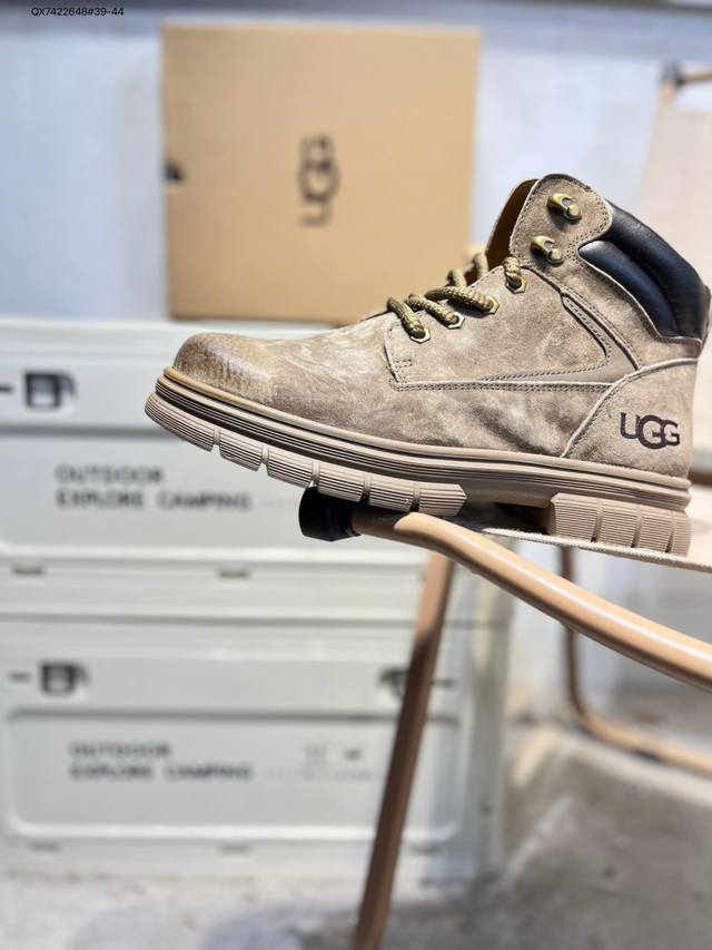 Ugg Snow Boots Waterproof Suede Leather Upper Ugg W Neuel Series Autumn/Winter N