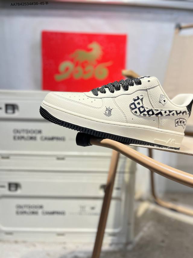 Factory Grade Top Layer Leather NK Air Force 1 '07 Low Low-Top Casual Sneakers#