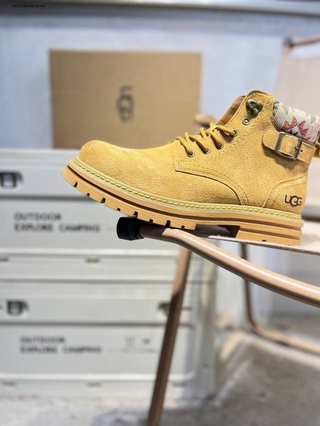 Ugg Snow Boots Waterproof Suede Leather Upper Ugg W Neuel Series Autumn/Winter N