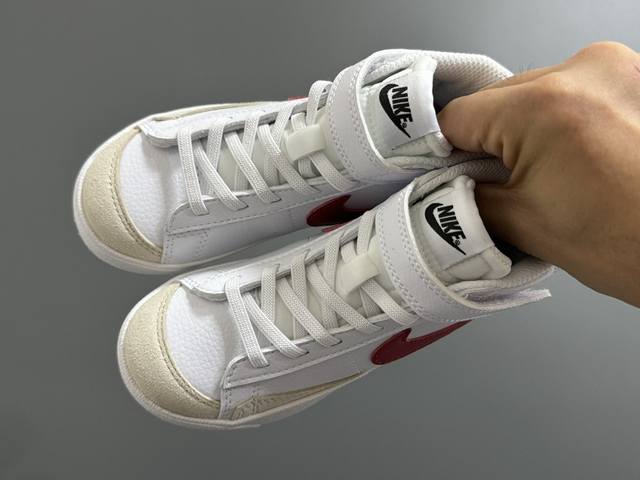 Original Blazers Mid-High Top Velcro Children's Sports Shoes DDD Size: 22-37 DD