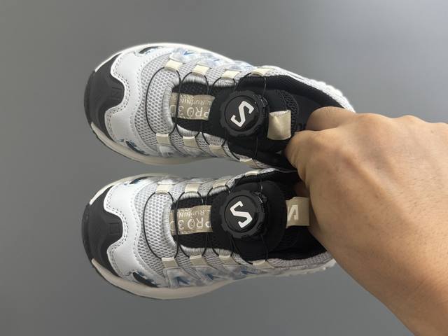 Overseas Version Salomon New 3D Buckle Children's Sports Shoes DDD Size: 26-37