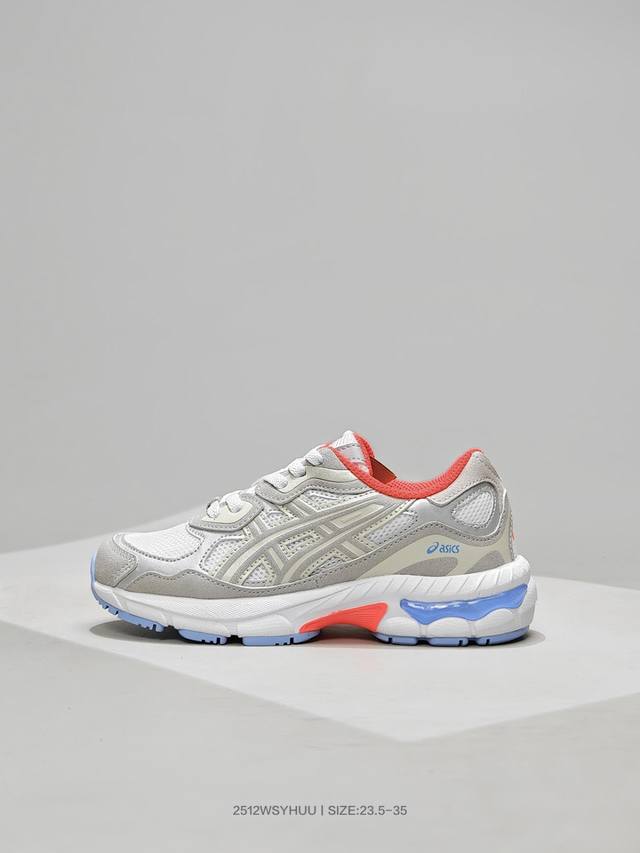 Asics Gel-Nyc Series Low-Top Kids' Shoes Retro Casual Sports Running Shoes 4A176