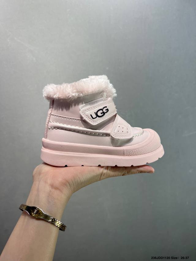 Special Offer, Returnable/Exchangeable DDD New Ugg Velcro Fur-lined Mid-top Chil