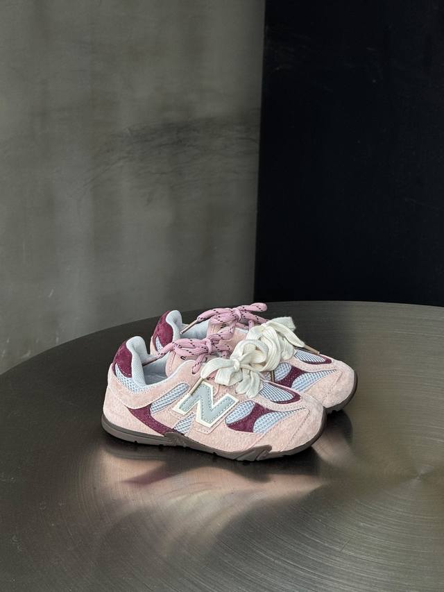 Shipping DDD Nb9060 Miumiu Collaboration Children's Velcro Casual Shoes DDD Size