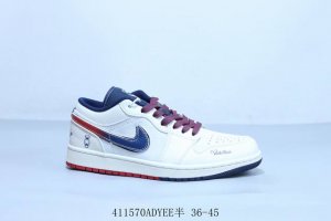 Jordan Air Jordan 1 Low Aj1 Joe 1 Low-Top Retro Culture Leisure Sports Basketbal