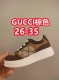 European Export Version Gucci Gucci Top-Grain Leather Gucci New Children's Casua